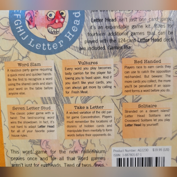 Atlas Games Cardgame Letter Head Box USED GOOD CONDITION - Picture 4 of 5